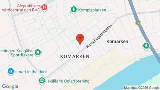 Lägenheter till salu i Kungälv - kort over placeringen