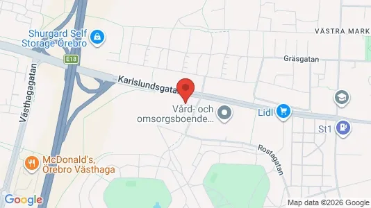 Lägenheter till salu i Örebro - Bild från Google Street View