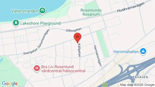 Lägenheter till salu i Jönköping - kort over placeringen