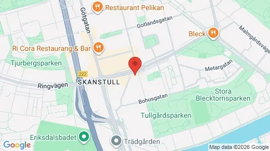 Lägenheter till salu i Södermalm - kort over placeringen