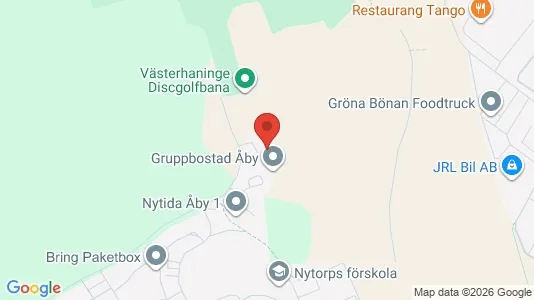Lägenheter till salu i Haninge - kort over placeringen
