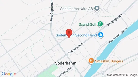 Lägenheter till salu i Söderhamn - kort over placeringen