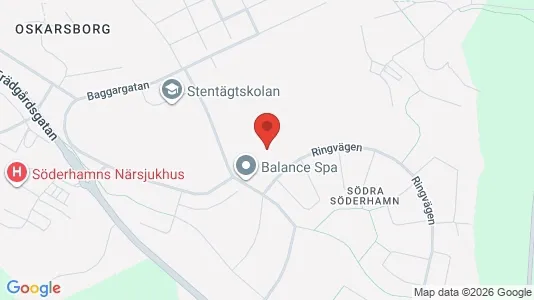 Lägenheter till salu i Söderhamn - kort over placeringen