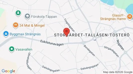 Lägenheter att hyra i Strängnäs - Bild från Google Street View