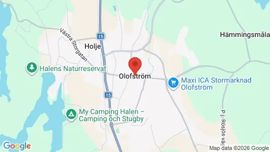 Hus till salu i Olofström - Bild från Google Street View