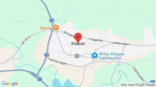 Hus till salu i Klippan - Bild från Google Street View