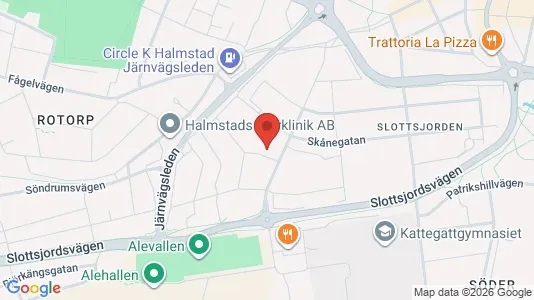 Lägenheter att hyra i Halmstad - Bild från Google Street View