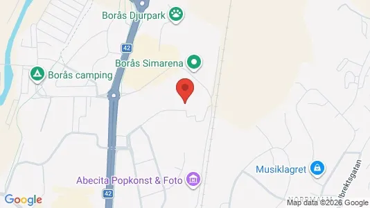 Lägenheter till salu i Borås - kort over placeringen