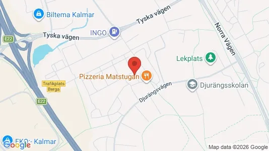 Lägenheter till salu i Kalmar - kort over placeringen