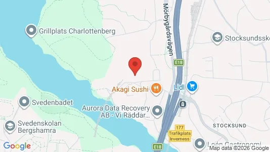 Lägenheter till salu i Danderyd - kort over placeringen