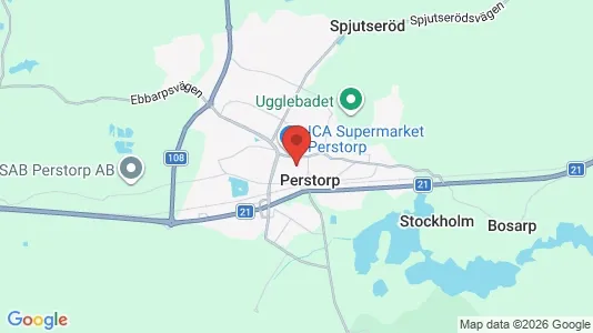 Tomter till salu i Perstorp - Bild från Google Street View