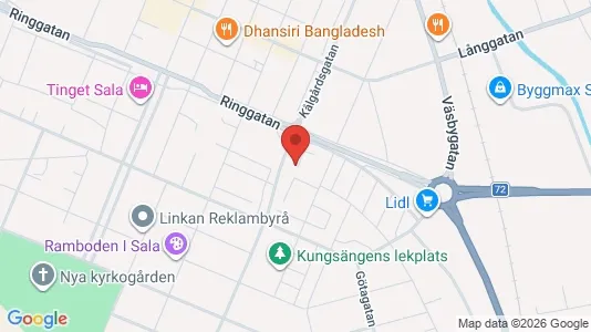 Bostadsrätter till salu i Sala - Bild från Google Street View