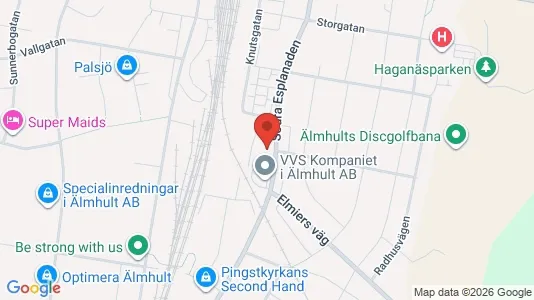 Lägenheter att hyra i Älmhult - Bild från Google Street View