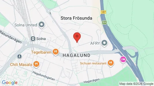 Bostadsrätter till salu i Solna - Bild från Google Street View