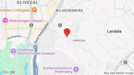 Lägenheter till salu i Göteborg Centrum - kort over placeringen