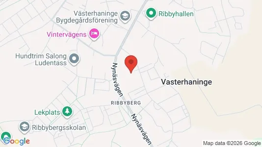 Lägenheter till salu i Haninge - kort over placeringen