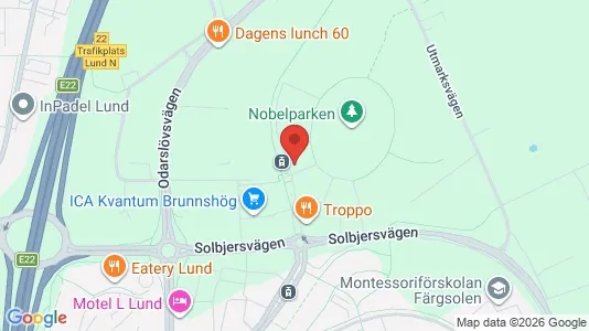 Lägenheter till salu i Lund - kort over placeringen