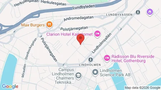 Lägenheter till salu i Lundby - kort over placeringen
