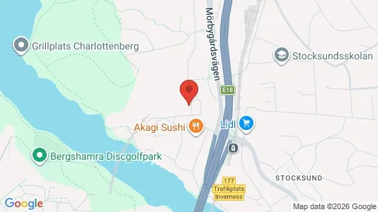 Lägenheter till salu i Danderyd - kort over placeringen