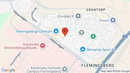 Lägenheter att hyra i Huddinge - Bild från Google Street View