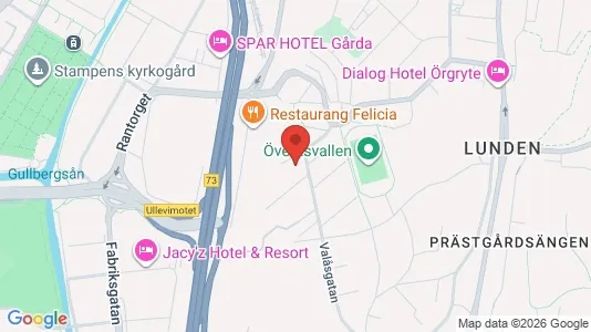 Lägenheter till salu i Örgryte-Härlanda - kort over placeringen