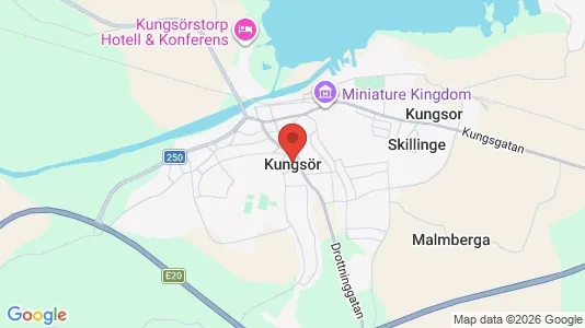 Hus till salu i Kungsör - kort over placeringen