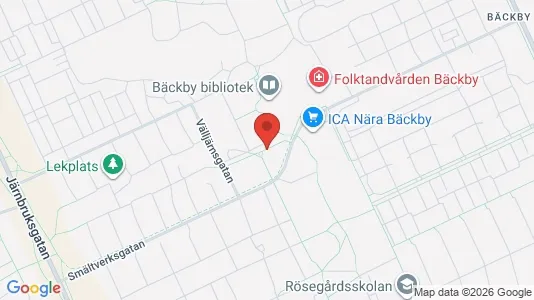 Lägenheter att hyra i Västerås - kort over placeringen