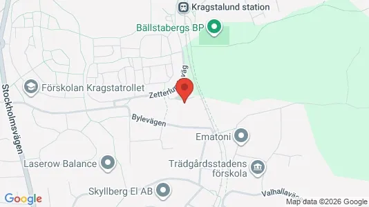Lägenheter till salu i Vallentuna - kort over placeringen