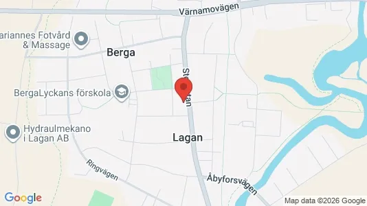 Lägenheter till salu i Ljungby - kort over placeringen