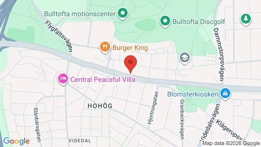 Lägenheter till salu i Malmö Centrum - kort over placeringen