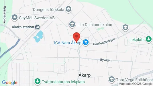 Lägenheter till salu i Burlöv - kort over placeringen