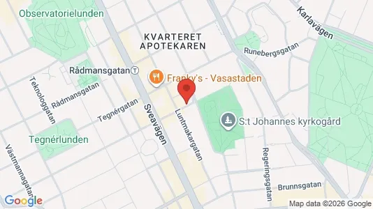 Lägenheter till salu i Stockholm Innerstad - kort over placeringen