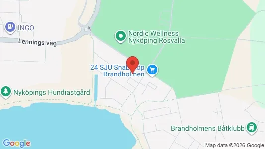 Lägenheter till salu i Nyköping - kort over placeringen