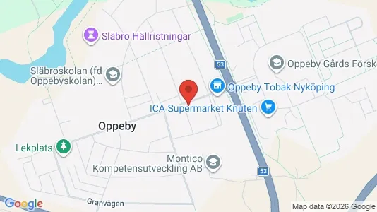Lägenheter till salu i Nyköping - kort over placeringen