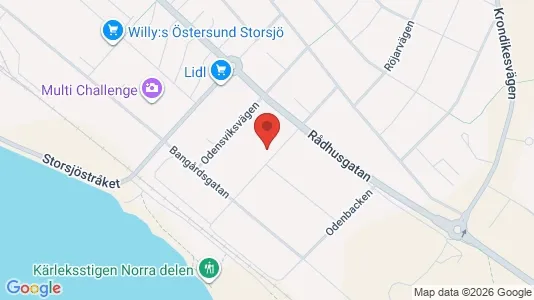 Lägenheter till salu i Östersund - Bild från Google Street View