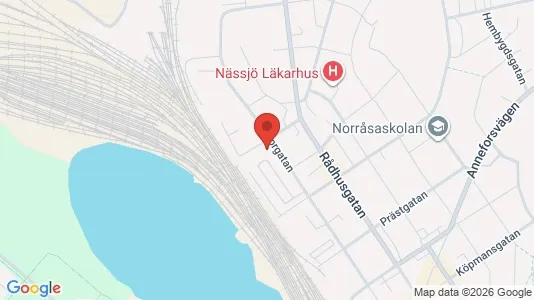 Lägenheter att hyra i Nässjö - Bild från Google Street View