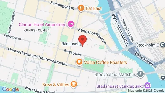 Lägenheter till salu i Kungsholmen - kort over placeringen