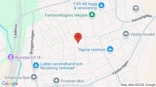 Bostadsrätter till salu i Upplands Väsby - Bild från Google Street View