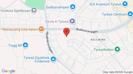 Lägenheter att hyra i Tyresö - Bild från Google Street View