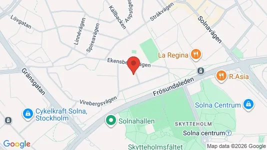 Lägenheter att hyra i Solna - Bild från Google Street View