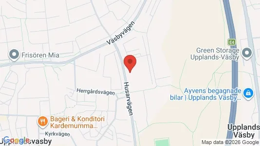 Lägenheter att hyra i Upplands Väsby - kort over placeringen