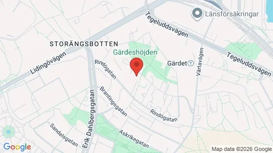 Lägenheter att hyra i Gärdet/Djurgården - Bild från Google Street View