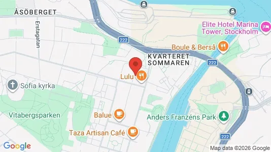 Lägenheter att hyra i Södermalm - kort over placeringen