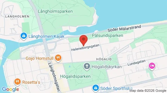Lägenheter att hyra i Södermalm - kort over placeringen