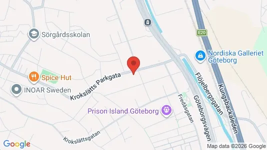 Lägenheter att hyra i Mölndal - kort over placeringen
