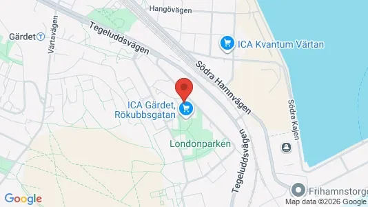 Lägenheter att hyra i Gärdet/Djurgården - Bild från Google Street View
