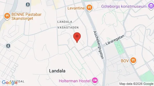 Lägenheter att hyra i Göteborg Centrum - kort over placeringen