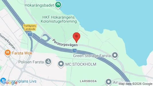 Lägenheter att hyra i Huddinge - kort over placeringen