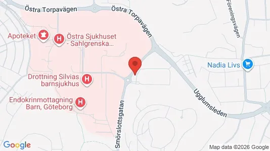 Lägenheter att hyra i Örgryte-Härlanda - kort over placeringen