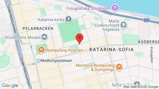 Lägenheter att hyra i Södermalm - kort over placeringen